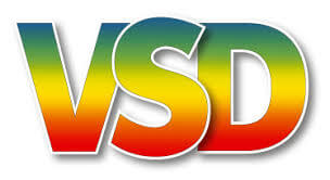 Logo de l'hebdomadaire VSD.